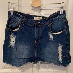 Denim Mini Skirt